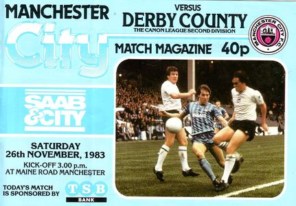 Manchester City v Derby County 1983/84